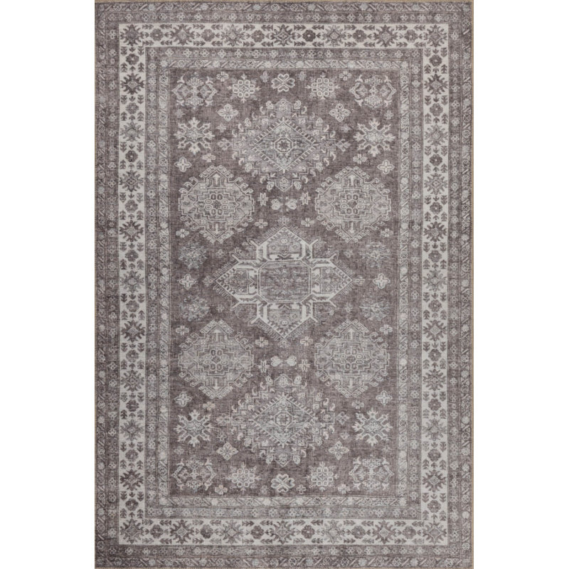 Tapis en chenille lavable Stonart, Rectangle 7 pi 7 po x 10 pi 10 po