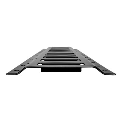 Ensemble de rail de fixation robuste E-Track, paquet de 4 avec sangles à cliquet et anneaux en D - Système complet de contrôle du fret pour remorques, fourgonnettes et garages