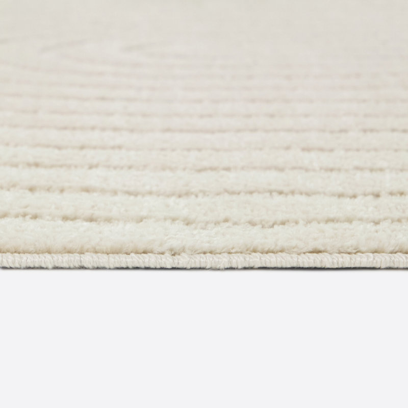 Tapis crème Mid-Century Bradfield, Rectangle 7 pi 10 po x 10 pi