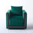 Upholstered Swivel Barrel Chair-727871985