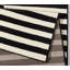 Panel Machine Woven Black/Cream Indoor Rug-20453039