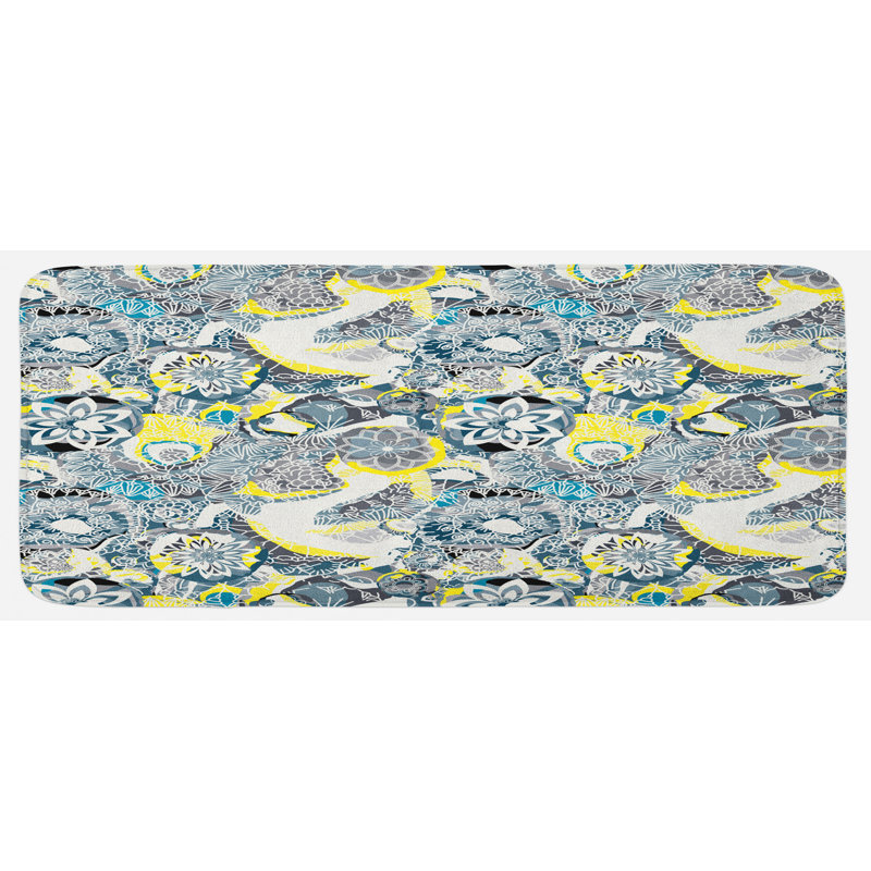 Tapis de cuisine mandala