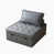 Similicuir gris foncé est en rupture de stock