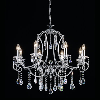 Watterson 8 - Light Candle Style Chandelier