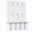 Portemanteau avec portemanteau FlowLuxe 4-en-1 MDF-1264514967
