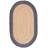 Treiber Natural Fiber Hand Loomed Jute/Cotton Rug in Brown/Dark Gray-788321135