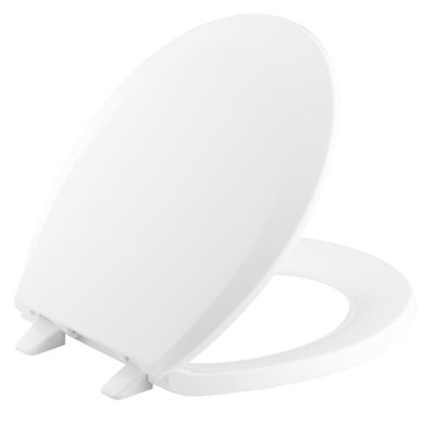 Lustra Round-Front Toilet Seat with Anti-Microbial Agent