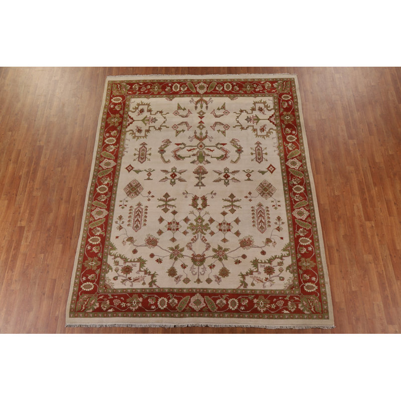 Ivory Agra Oriental Area Rug 8x10