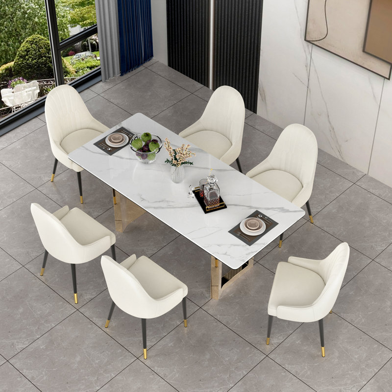 Lopato Unfinished Metal Base Dining Table