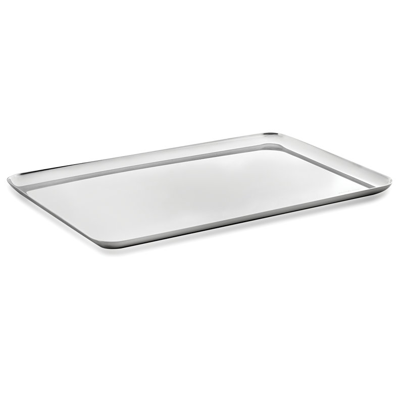 MEPRA Stile By Pininfarina Stainless Steel Tray, 18.1102" L x 11.811" W