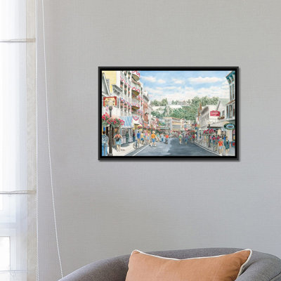 «Main St: Mackinaw» par Stanton Manolakas, reproduction d'art sur toile