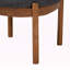 Repose-pieds Peryn avec tissu gris et finition noyer brun, H 15,11 po x l 19,28 po x P 19,28 po-1304085643