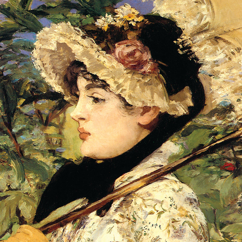 «Spring 1881» par Jeanne, reproduction d'art sur toile, H 38,5 po x l 28,75 po x P 1,875 po