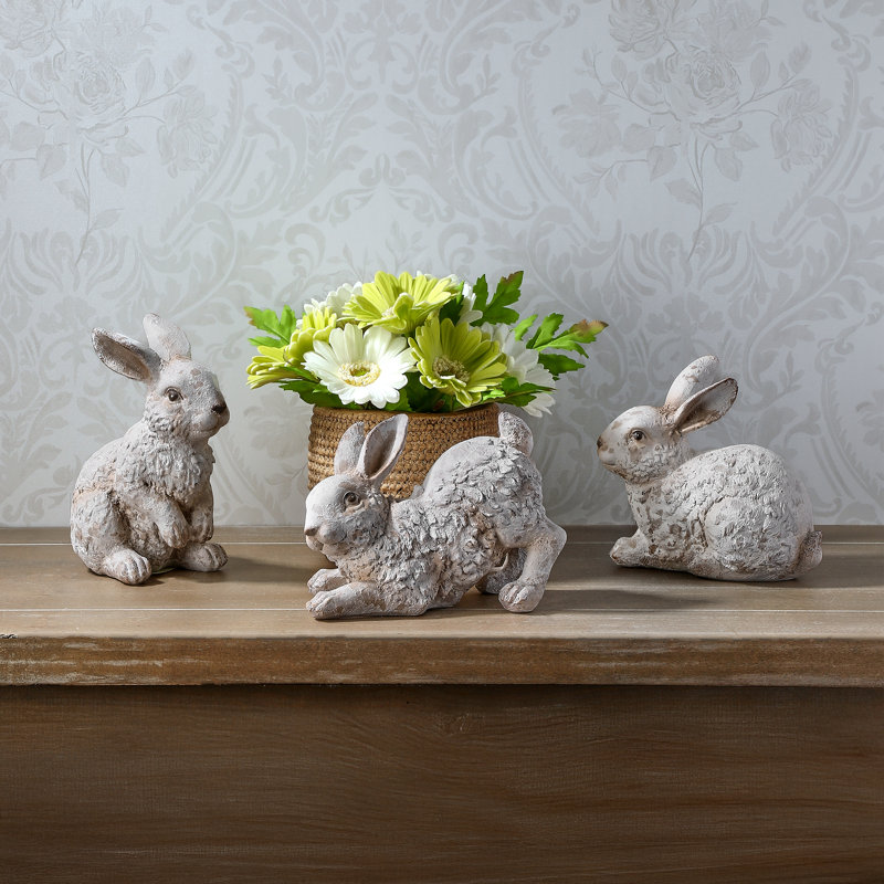 Lapin de jardin en résine 7 po