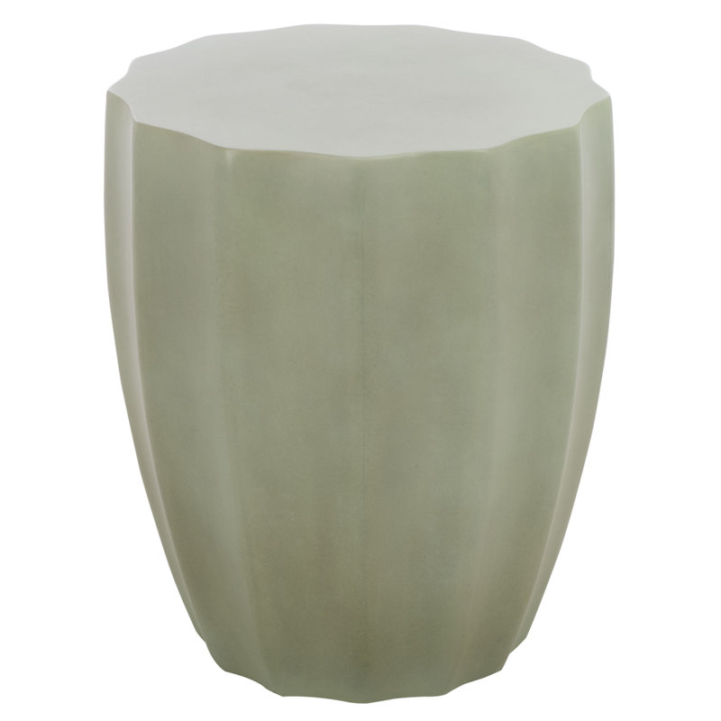 Fordwich Concrete Abstract End Table, Sage