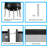 Pool Fence 4Ft X 96Ft Swimming Pool Fence In Ground Pool Safety Fencing, Black