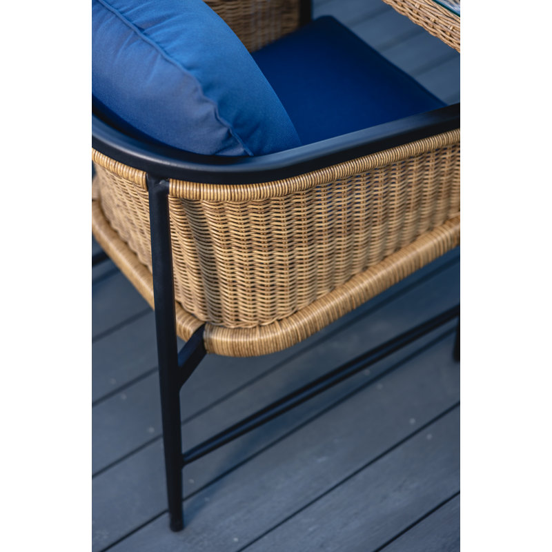 Galloway Outdoor Dining Armchair, Canvas Natural