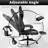 Ergonomic Gaming Chair, Video Game Chair With Pocket Spring Cushion And Footrest, Height Adjustable Computer Chair With Swivel Seat And Headrest-217710366