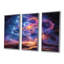 «Celestial Bloom Mystery - Space Paysages», ensemble de décorations murales-108314032-108314036