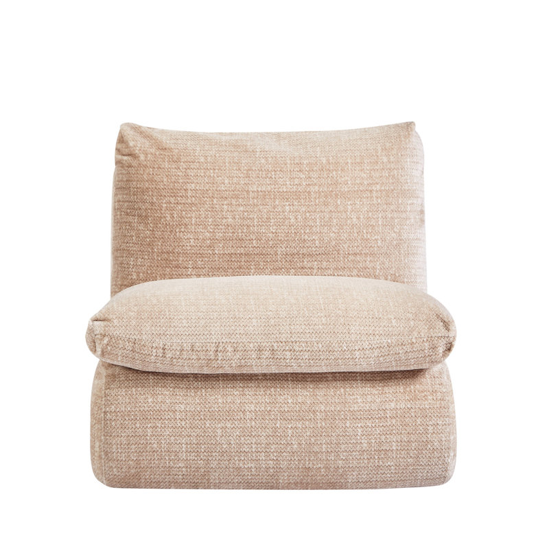 Méridienne confortable, construction stable, courbe ergonomique, tissu doux