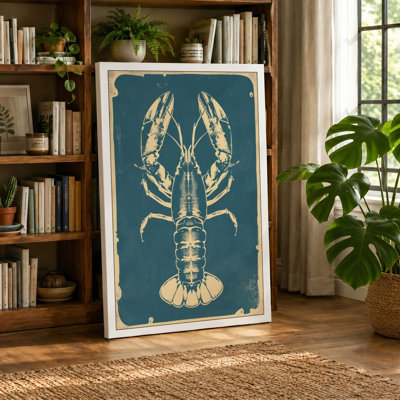 Specimen Lobster Vintage - Wrapped Canvas