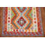 Tapis géométrique en laine Kilim