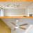 Indoor Modern 52 Inch Ceiling Fan With Dimmable 6 Speed Wind 5 Blades Remote Control Reversible DC Motor With Led Light-1614757988-1614757985-1614757986