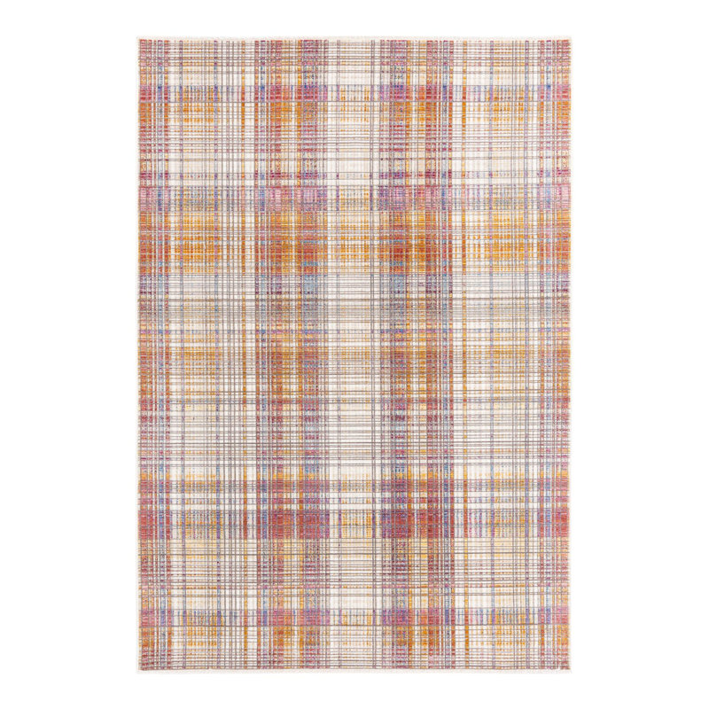 Sease Plaid Indoor Rug, Rectangle 6' x 8'9"