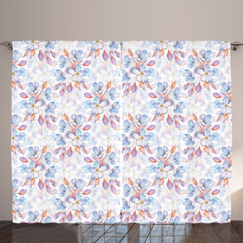 Semi Sheer Curtain Pair