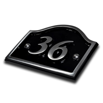 Jaclynn 11.5cm H Reflective Metal House Number