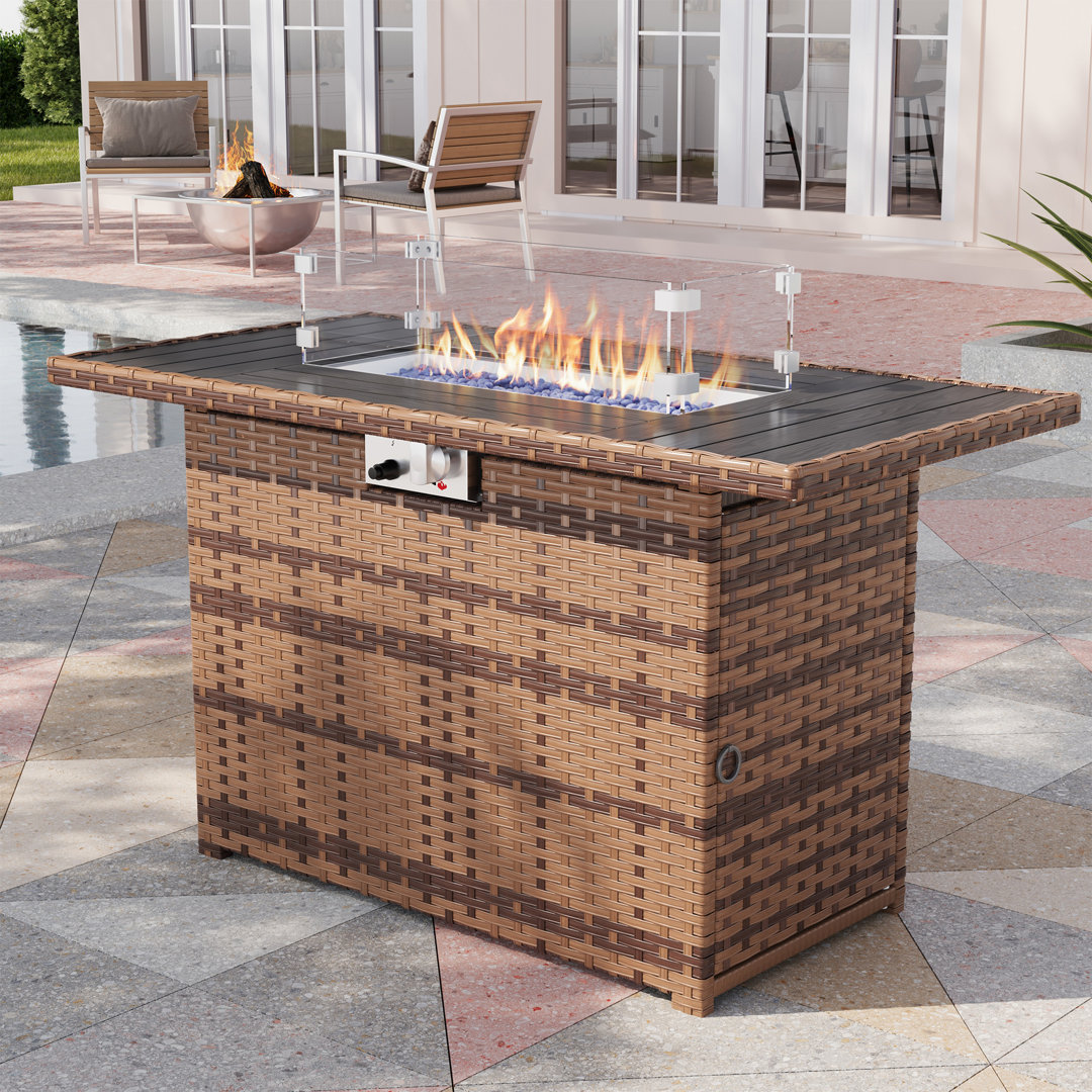 Outdoor Fire Pit Table Latitude Run® 