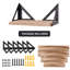 Raymon 3 Piece Metal Bracket Shelf