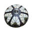 Lampe sur pied à 3 lumières en bronze foncé à 3 lumières de style Tiffany de style Tiffany Lisfison Otisfield