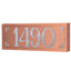 Plaque d'adresse murale personnalisable 12 V pour 4 numéros