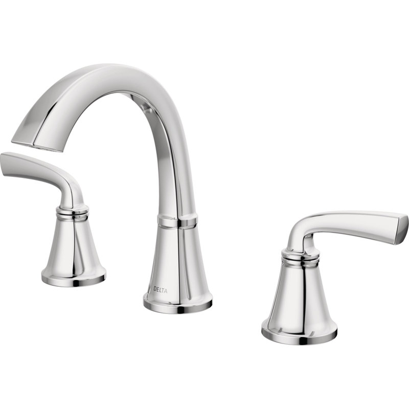 Geist™ Two Handle Widespread Bathroom Faucet, Chrome