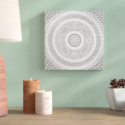 Hemma III Neutral by Kathrine Lovell - No Frame Print on Canvas