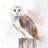 Barn Owl - Scandinavian Framed Canvas for Home Decor