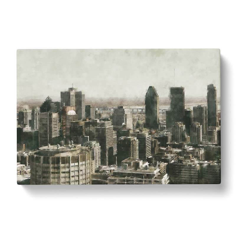 Montreal Skyline Vol.4 - Wrapped Canvas Print, 50cm H x 76cm W x 3cm D