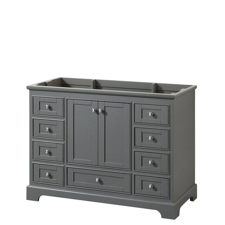 Deborah 48" Dark Gray Freestanding Single Bathroom Vanity