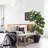 Artificial Fiddle Leaf Fig Tree - Realistic Leaf Faux Plant in Pot for Home & Office Decor-1069458486