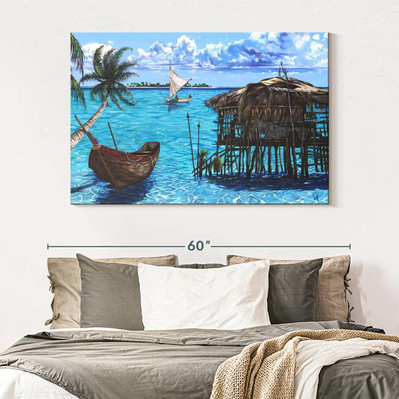 Gillard Tropical Caribbean Dreams, 34" H x 51" W