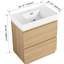 Meuble-lavabo de 30 po avec lavabo simple