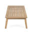 Causeuse d'extérieur et table basse pour terrasse Acacia