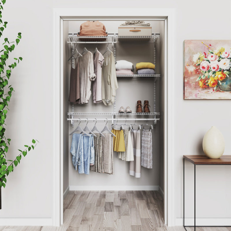 1.8m Heavy Duty ShelfTrack Wardrobe System by ClosetMaid