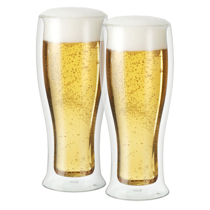 Ensemble de 2 pièces 14 oz OGGI Ensemble de verres en verre Pilsner