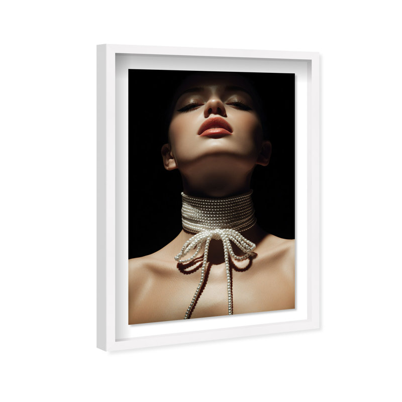 Pearl Constellation Print by Oliver Gal, 25.5"H x 17.5"W, White Shadowbox