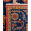 Tapis unique noué à la main Serapi - orange, 8 pi 11 po x 11 pi 9 po