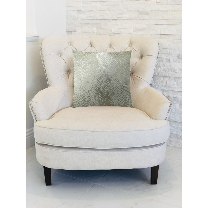 Coussin Hidden World, Argent, 20 po x 20 po, Carré