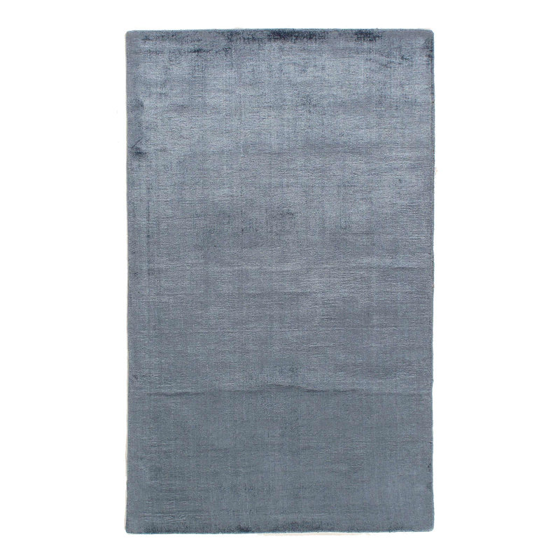 Tapis moderne en soie de bambou pur fait à la main 2 pi x 3 pi
