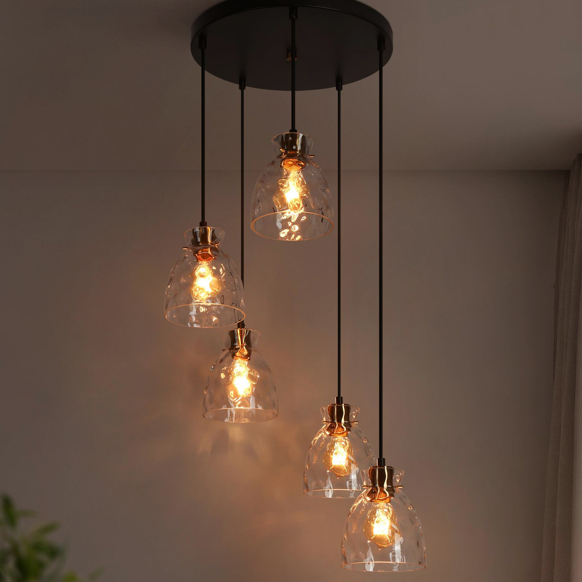 Corrigan Studio® Almine 5 - Light Kitchen Island Cluster Pendant ...